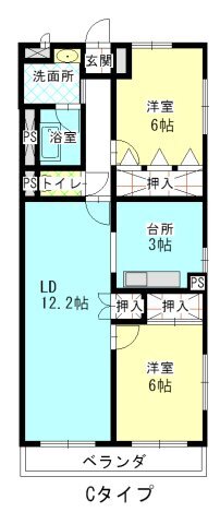 レージュ栄の間取り