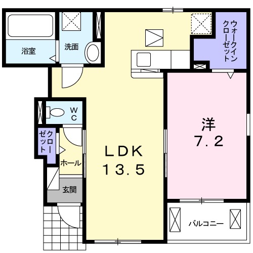 グランデセレーノⅠの間取り