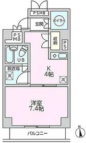 プラーズ梅屋敷の間取り