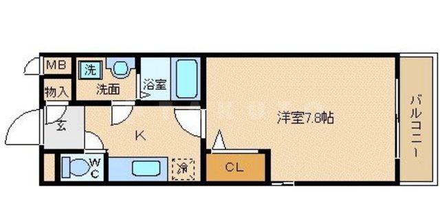 ウエストサイドリバーⅠの間取り