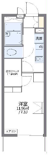 レオパレスバンリュの間取り