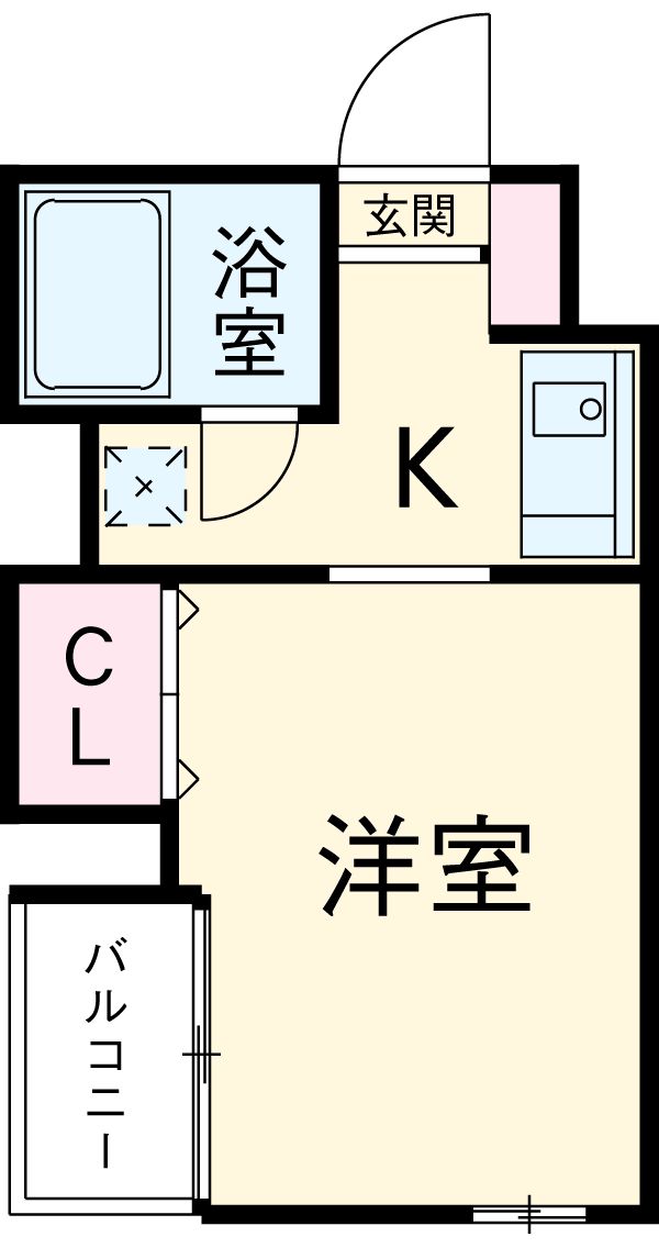 コスモAoi湘南台Ⅰの間取り