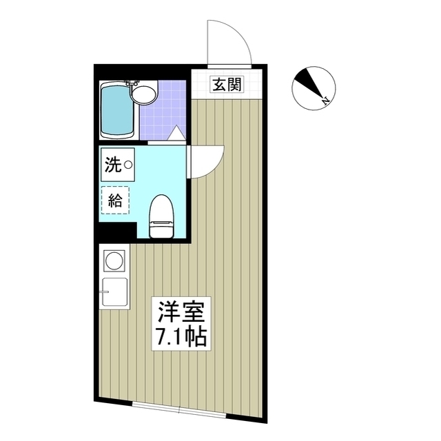 COCOFLAT TABATAⅠの間取り