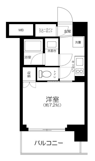 武蔵小杉GATEHOUSEの間取り