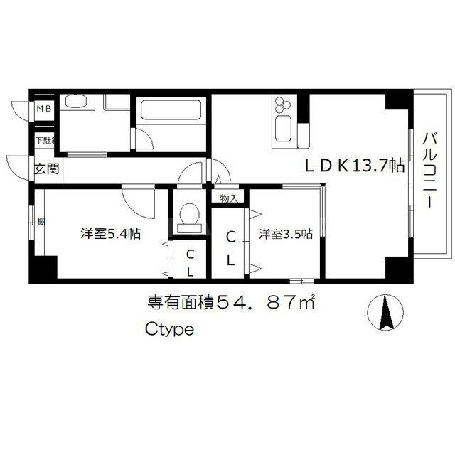 2/30 間取