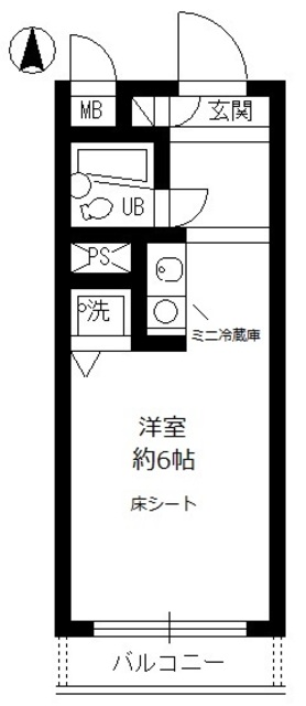 ビクセル武蔵関の間取り