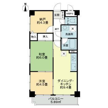 ライオンズマンション新高島平の間取り