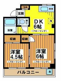 シャトレー富士の間取り