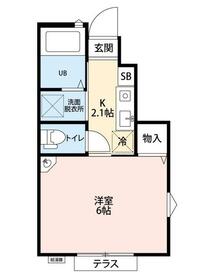 プレジール万願寺の間取り