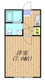 サンフラワー相原 202号室の間取り