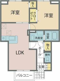 ソレアードＡ館の間取り