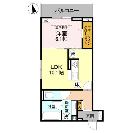 (仮称)D-ROOM春日部大場の間取り