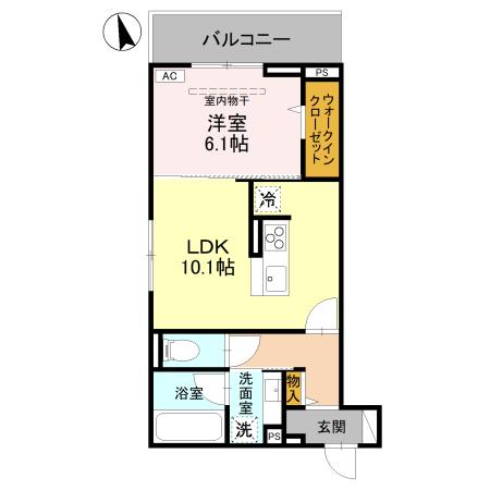 (仮称)D-ROOM春日部大場の間取り