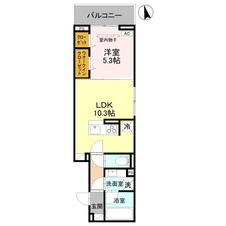 (仮称)D-ROOM春日部大場の間取り