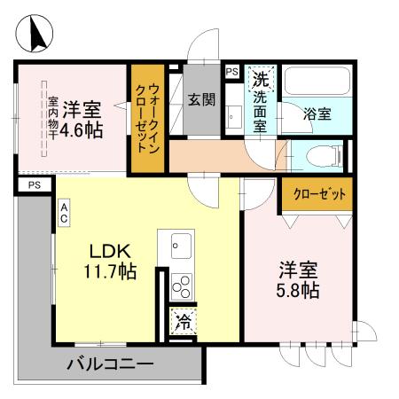 (仮称)D-ROOM春日部大場の間取り