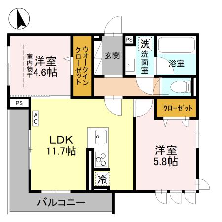 (仮称)D-ROOM春日部大場の間取り