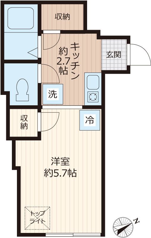 Ｂｏｎｈｅｕｒ府中の間取り