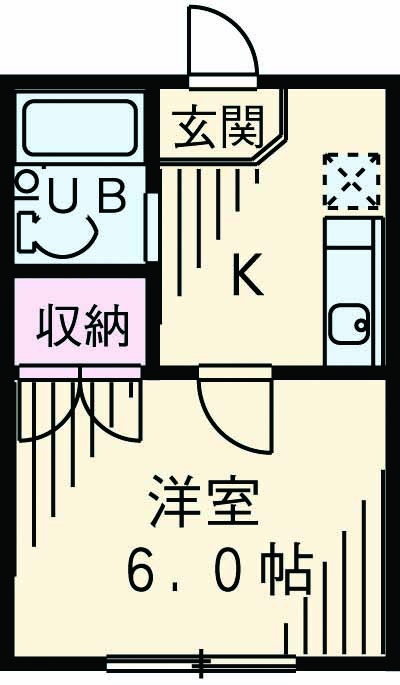 サンライズ須崎の間取り