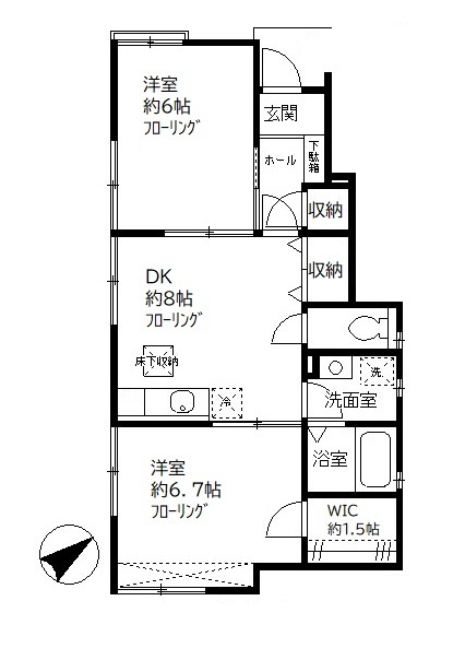 2/13 間取