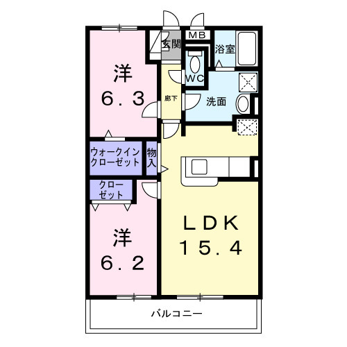 ラルゴ エスパシオの間取り
