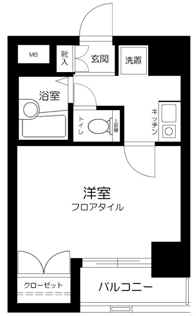 エスコート大森の間取り