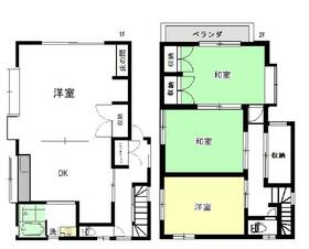 東船橋４丁目戸建ての間取り