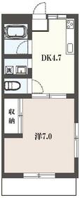 ハイツトノヤマＢの間取り