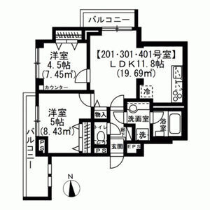スカイエ西日暮里の間取り