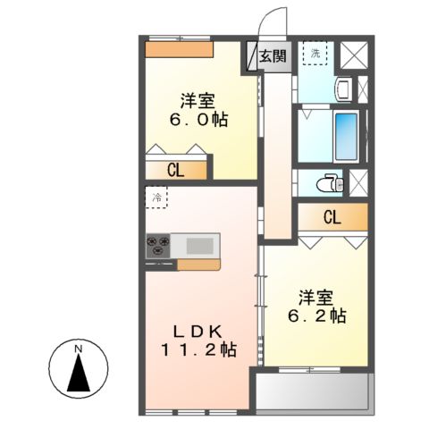 エトワール(etoile)の間取り