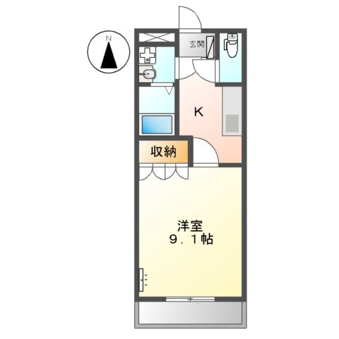 舞瑠夢の間取り