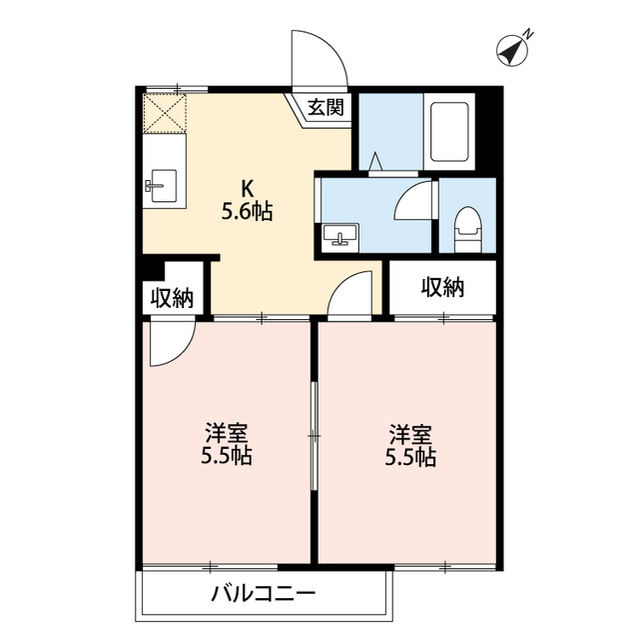 ジュネス喜多山の間取り