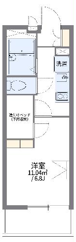 レオパレスあんの間取り