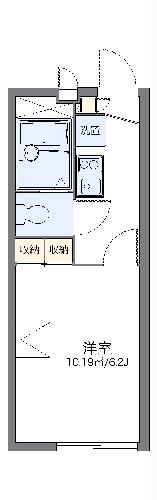 レオパレスコンフォートウッズⅢの間取り
