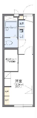 レオパレス荒井の間取り