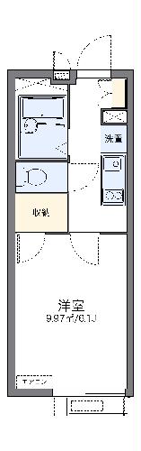 レオパレスKEN Ⅰの間取り