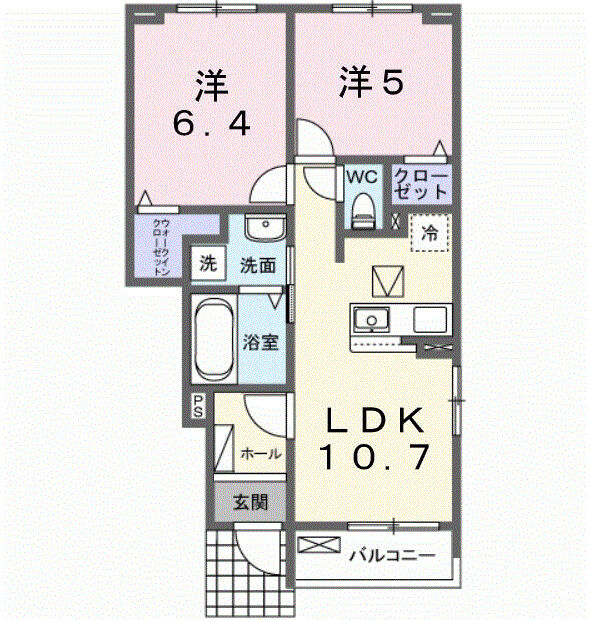 グランメゾンⅢの間取り
