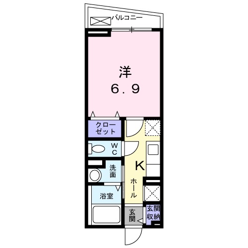 メゾン聖天坂の間取り