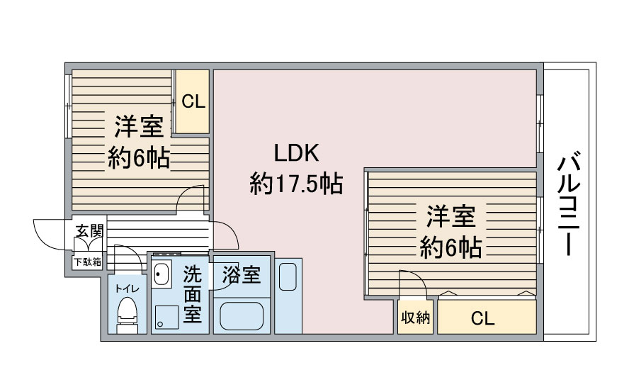 グレース上社の間取り