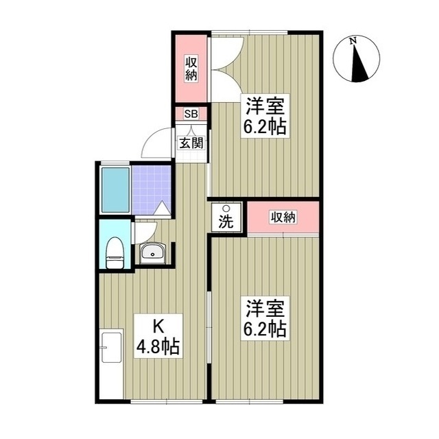 2/2 間取