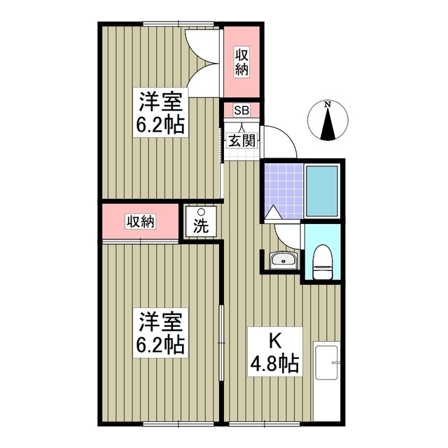 トロイメンドルフイプシロンAの間取り