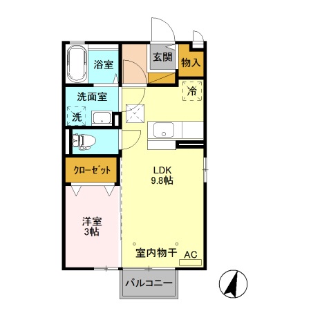 カラコレスの間取り
