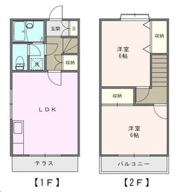 シティハウスαCの間取り