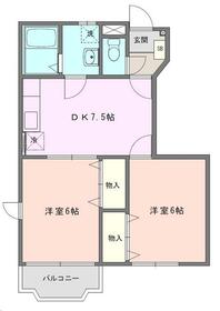 ヴィラ参番館の間取り