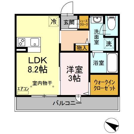 クレアの間取り