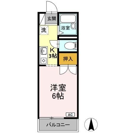 クラスターサウスの間取り