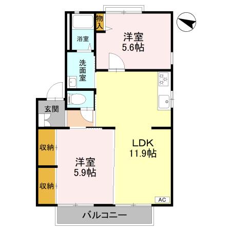 2/13 間取