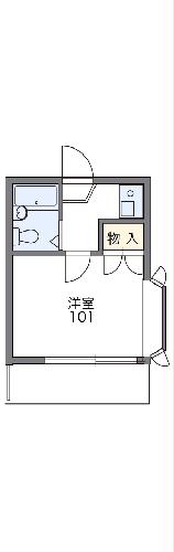レオパレスシェソワの間取り