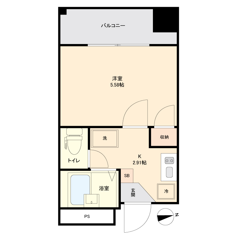 1/2 間取