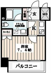 エスコート西新宿の間取り