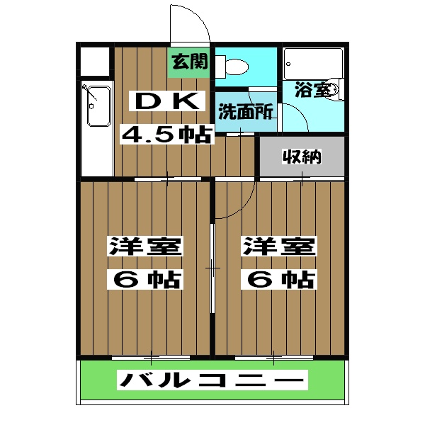 エスポワール雅の間取り